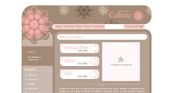 Desktop Screenshot of jewellerybycalista.co.uk